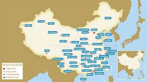main cities in china.